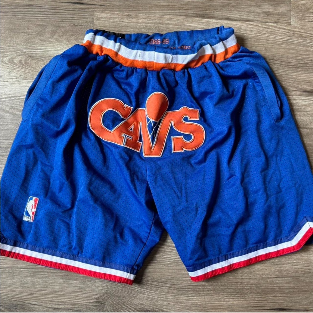 Just Don Blue and Orange Cavaliers Shorts